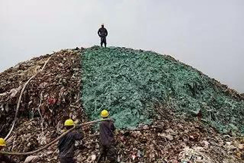 垃圾填埋场无土覆盖